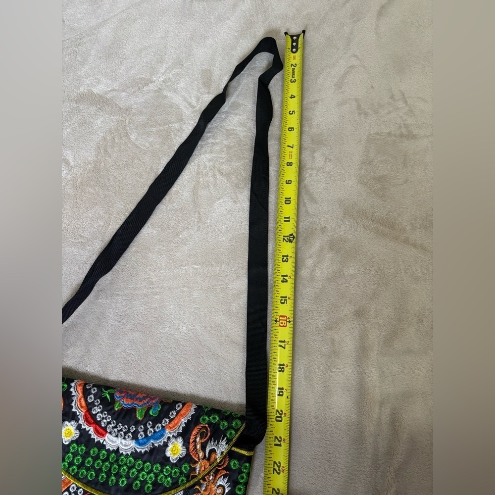 Colorful Embroidered Crossbody Bag - Picture 6 of 7